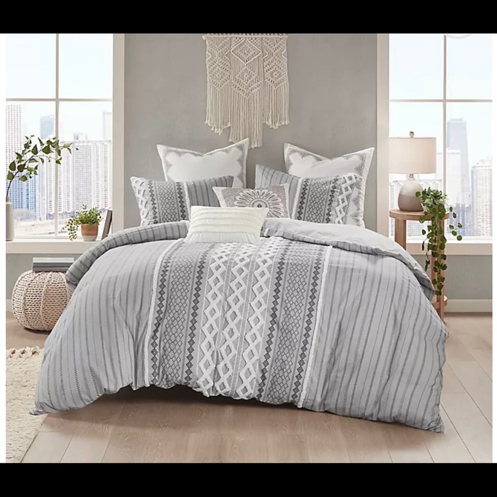 INK+IVY Imani 3-Piece Full/Queen Duvet Cover Set in Grey
SKU: 69591326